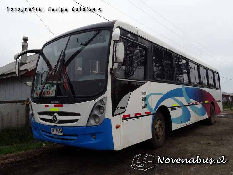 Caio Super Foz / Mercedes-Benz OF-1722 / Rural Puerto Saavedra