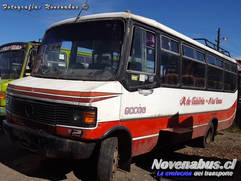 Metalpar Pucará I / Mercedes-Benz LO-812 / Línea 3 Temuco