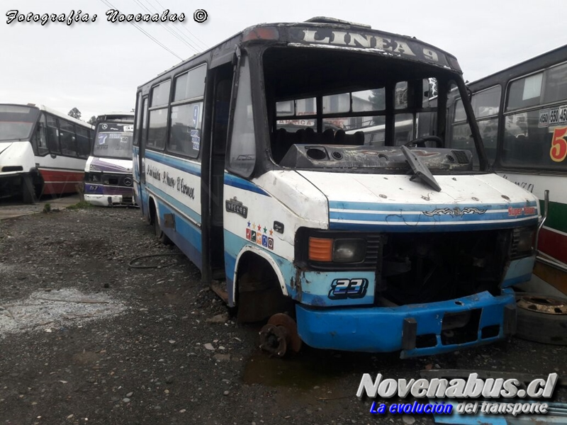 Carrocerías Inrecar / Mercedes-Benz LO-814 /  Línea 9 Temuco