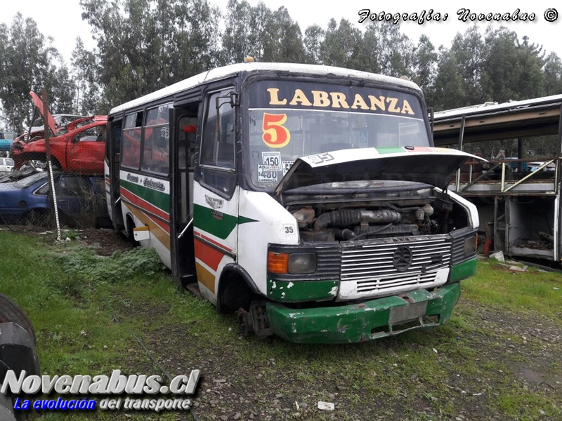 Metalpar Pucará I / Mercedes-Benz LO-814 / Línea 5 Temuco