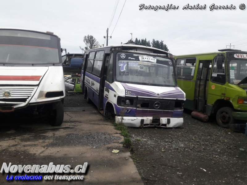 Carrocerías Inrecar / Mercedes-Benz LO-814 /  Línea 7 Temuco