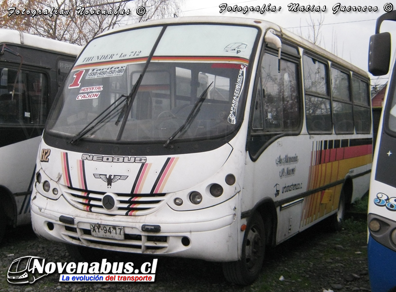 Neobus Thunder + / Mercedes-Benz LO-712 / Línea 1 Temuco