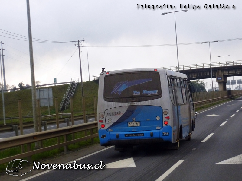 Caio Foz / Mercedes-Benz LO-812 / Línea 4 Temuco